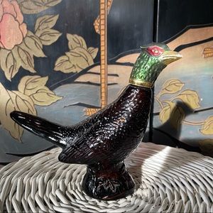 Vintage 1970’s Avon Pheasant After Shave Bottle Decanter Oddities Collectibles